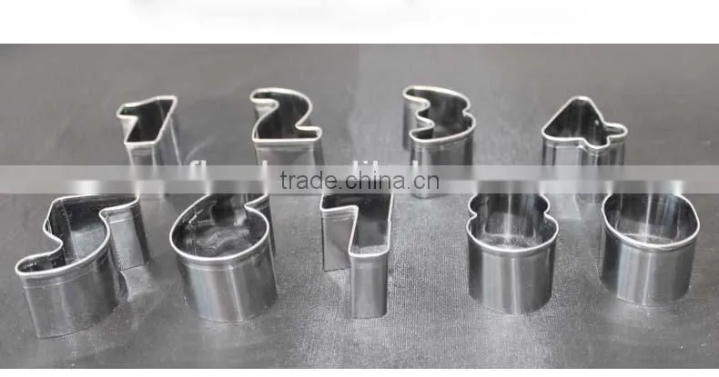 YangJiang factory different cute shape stainless steel cookie mould