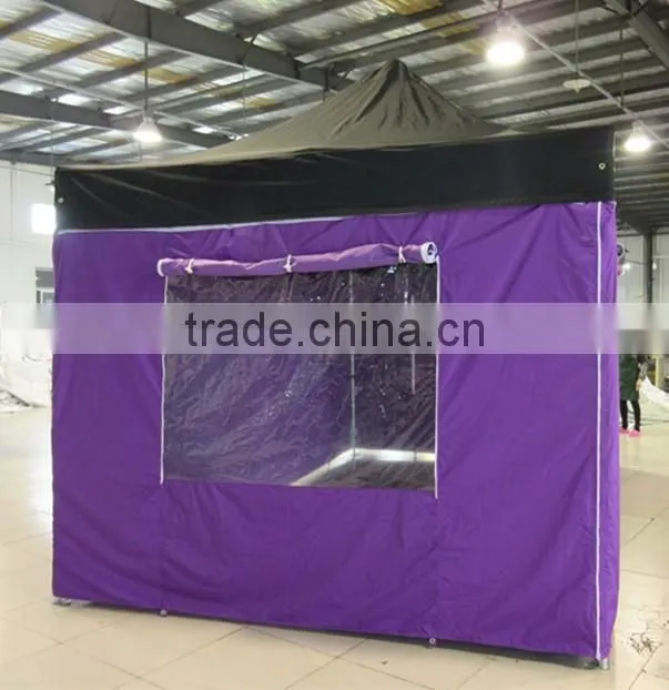 3m x3m small hexagon folding tents with window and door walls