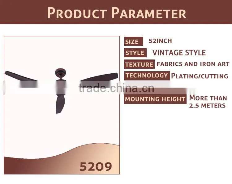 Air Movement Beautiful Performance Ceiling Fan