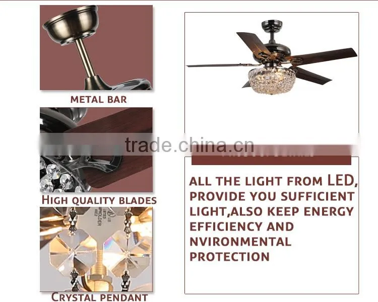 Brown Color Hand Pull Ceiling Fan