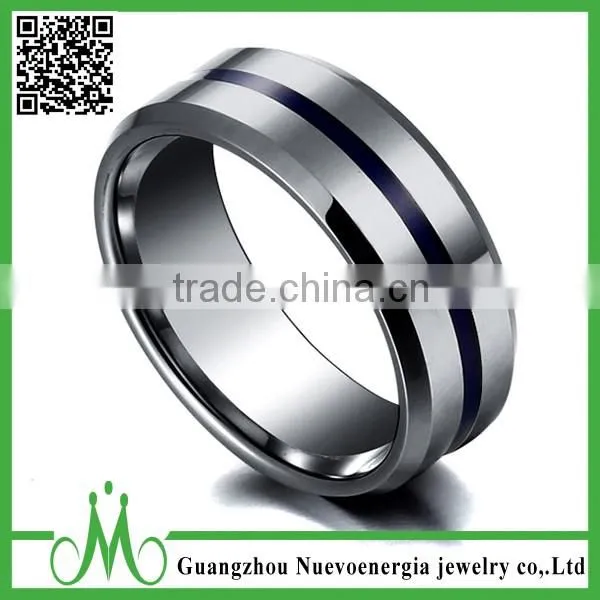 High quality men tungsten jewelry factory price sale tungsten fashion ring design