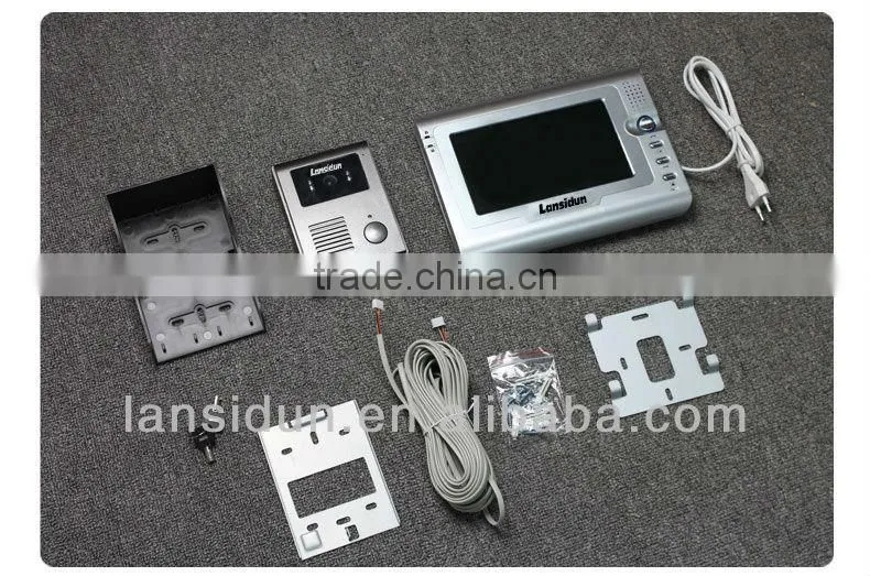 China new 7 inch ABS video door phone video intercom