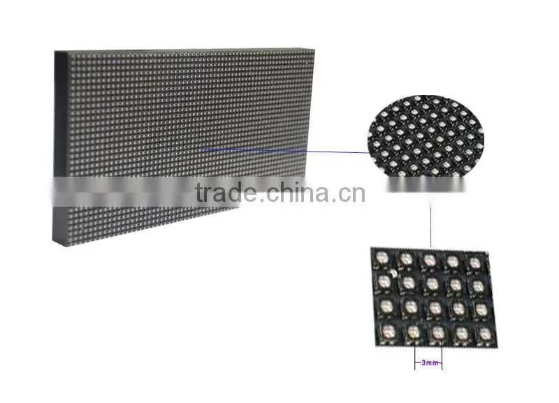 energy saving High Contrast indoor led dot matrix display module