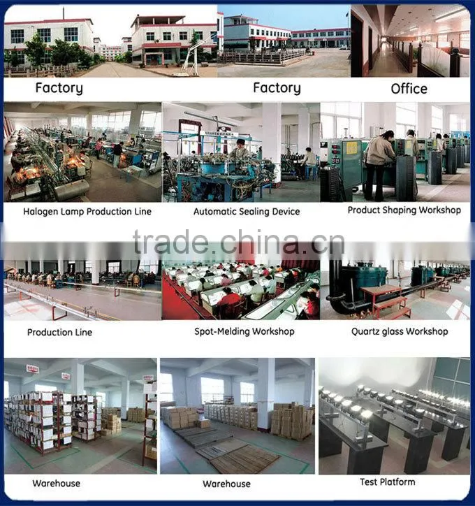 Quartz glass infrared heat lamps car painting