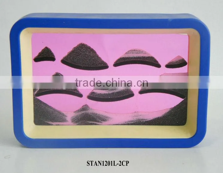 Various Colors of Flowing Sand Art Scenery