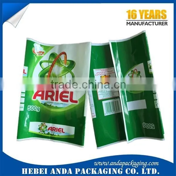 Washing Powder Plastic Packaging Bag /Laundry Detergent Bag/ Laundry Soap Powder Bag