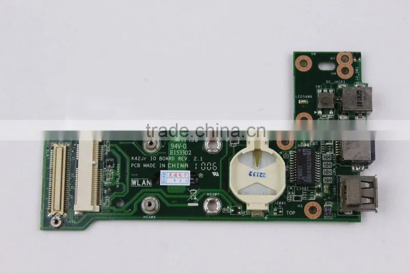 New For Asus K42JR board REV 2.1 K42JC K42JE K42F JACK SWITCH BOARD DC Power tested well free shipping