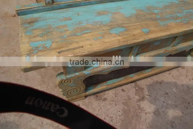 Chinese antique wooden style furniture living room furniture bench