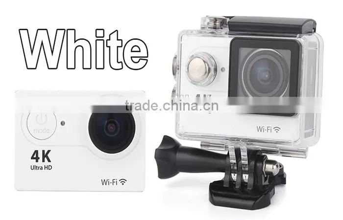 WIFI Waterproof Action Sport Camera 4K 15fps Remote Control Bracelet 2.0'' LCD 170 degree angle 1050mAh 12MP