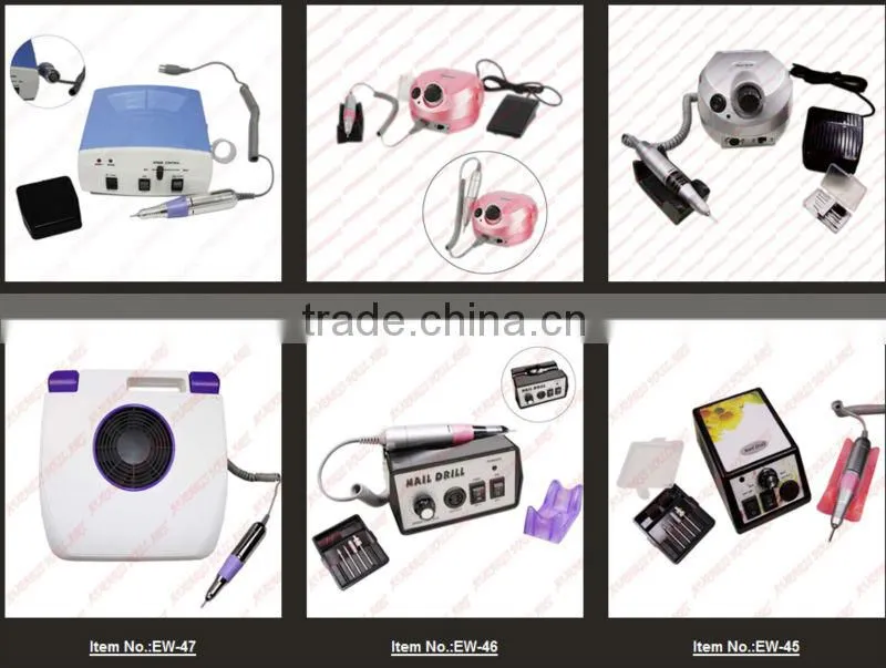 Electric Nail Drill Glazing Manicure Tool File Machine with Foot Pedal 1492 +EU plug/US plug