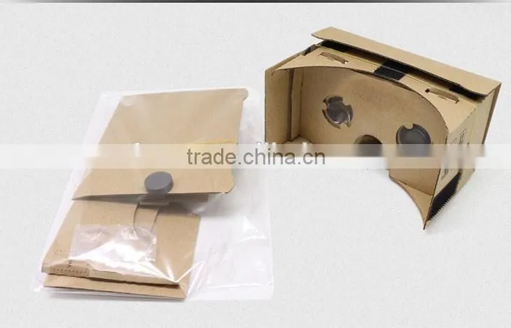 2016 hot new products cardboard diy cheap virtual augmented reality glasses
