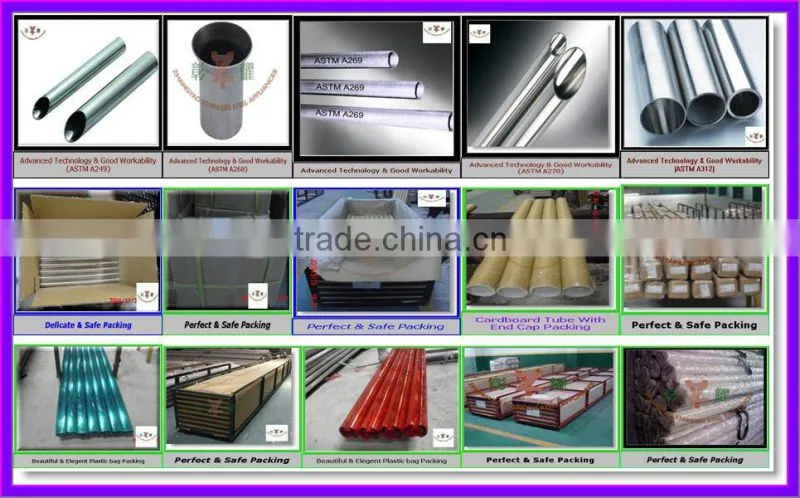 Stainless steel railing balustrade tube