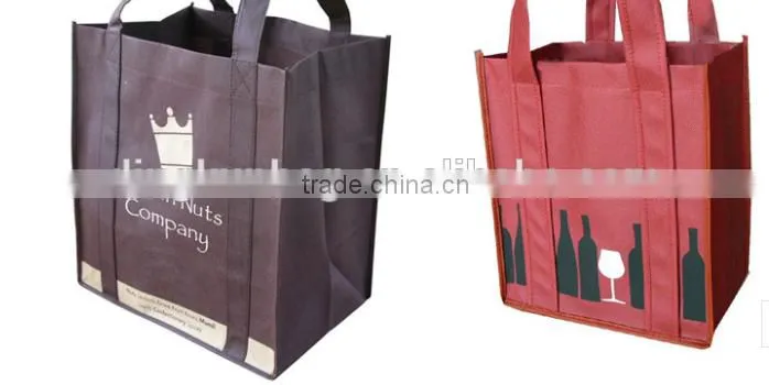 2016 wholesale non woven bag in box for wine
