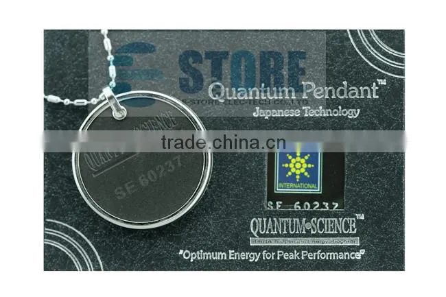 Quantum Science Pendant with Ion Japanese Jewelry Scalar Energy Pendant
