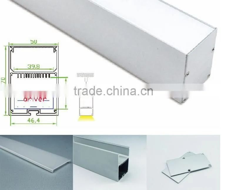 Aluminum LED strip light profile/channel track/housing/mounting AL profile/shapes/Linear profile,LED flooring light