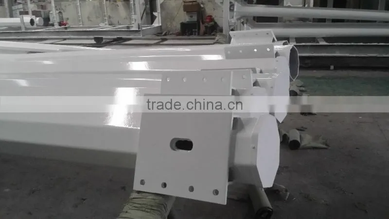 Road steel cctv pole mounting