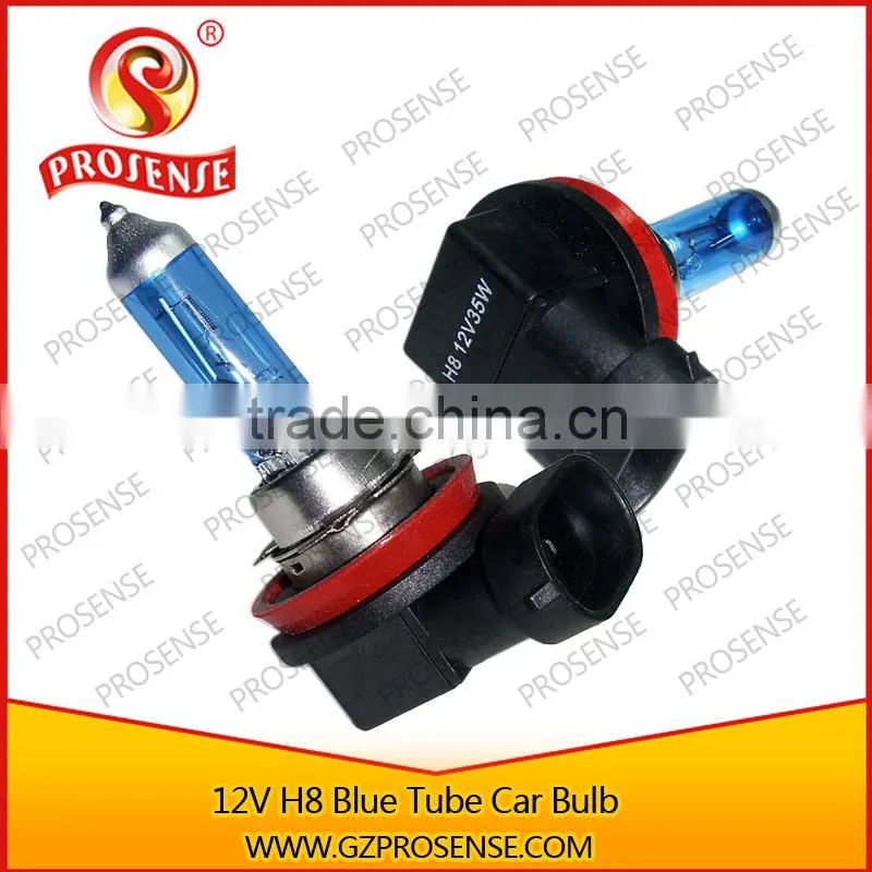 Prosense H8 12v 35w car halogen 12v 35w bulb h8 fog bulbs (Blue Tube Silver Top)