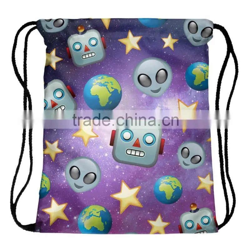 Brand New 3D Printed Sublimation Drawstring Bag