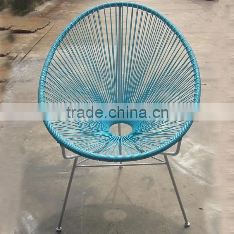 Party Light Oval Sun Colourful Wicker kids rattan chair
