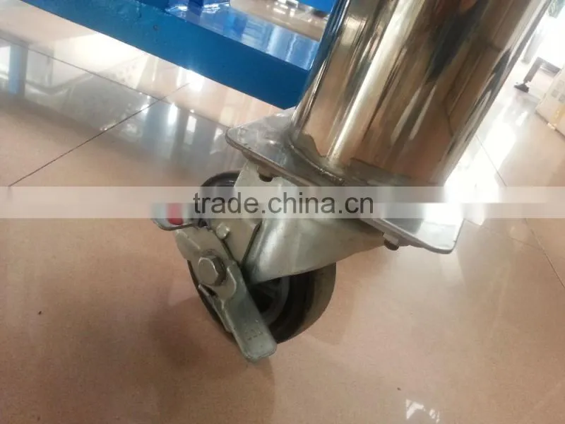 China Alibaba Supplier stainless steel liquid storage tank with key holl lock ,pressure and moveable function
