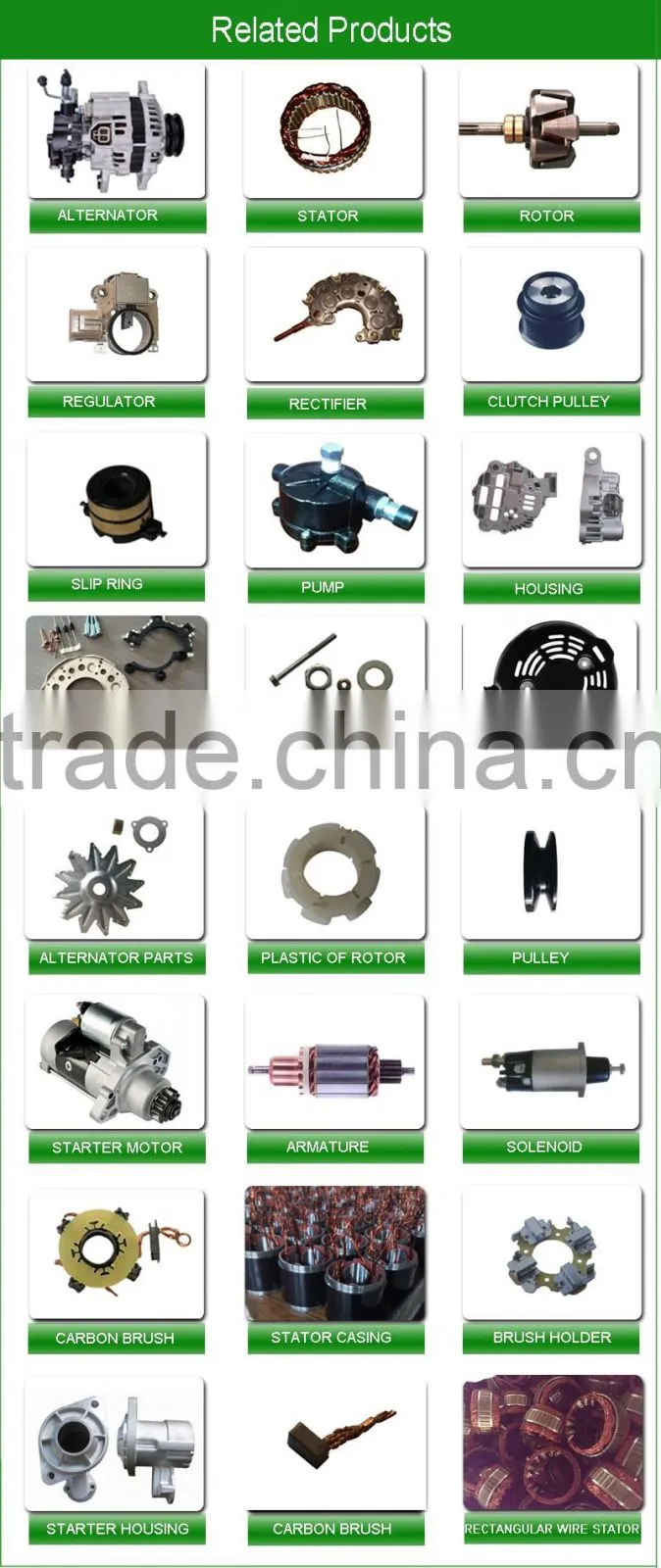 china mitsubishi starter carbon brush