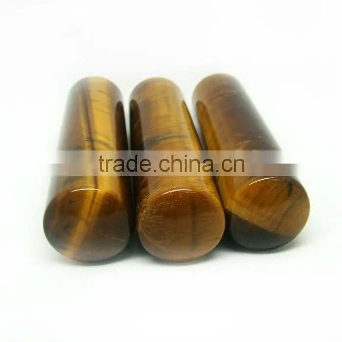 tiger eye stone round gemstone stamp for sale