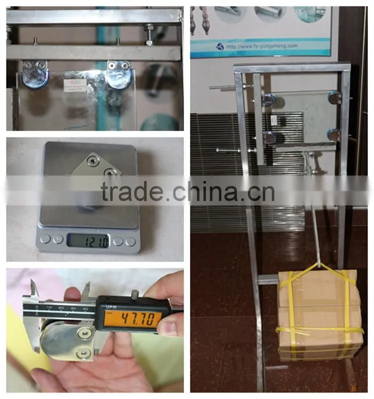 cheap price stainless steel round wall mounting glass clamps