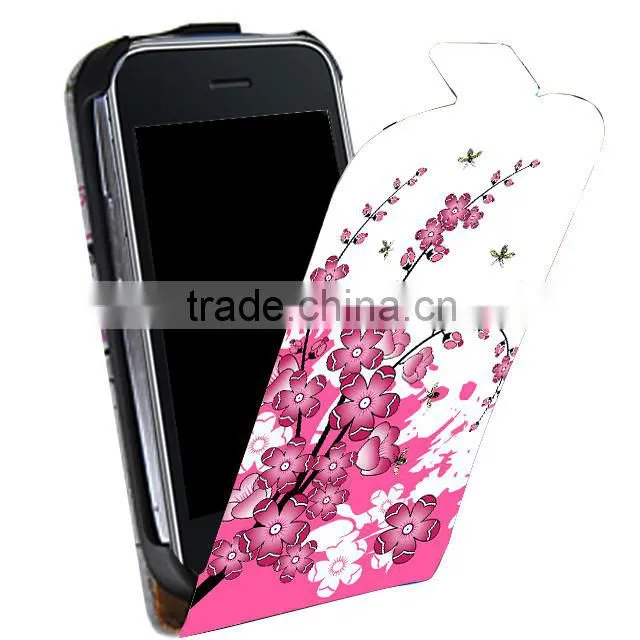 PRINTED PU MAGNETIC LEATHER CASE, FLIP LEATHER CASE FOR LG L FINO