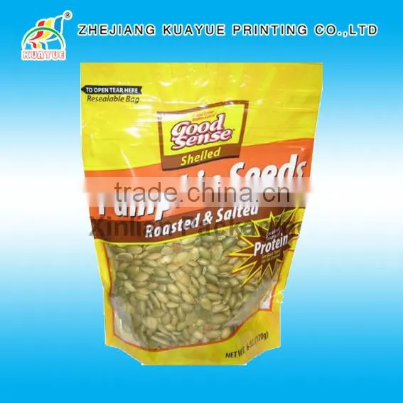 Customized New High Quality Resealable Self Standing Pouch