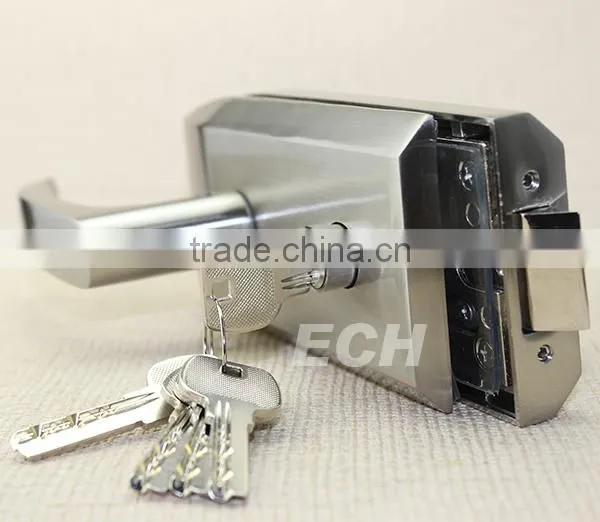 china supplier zinc alloy lock for glass door