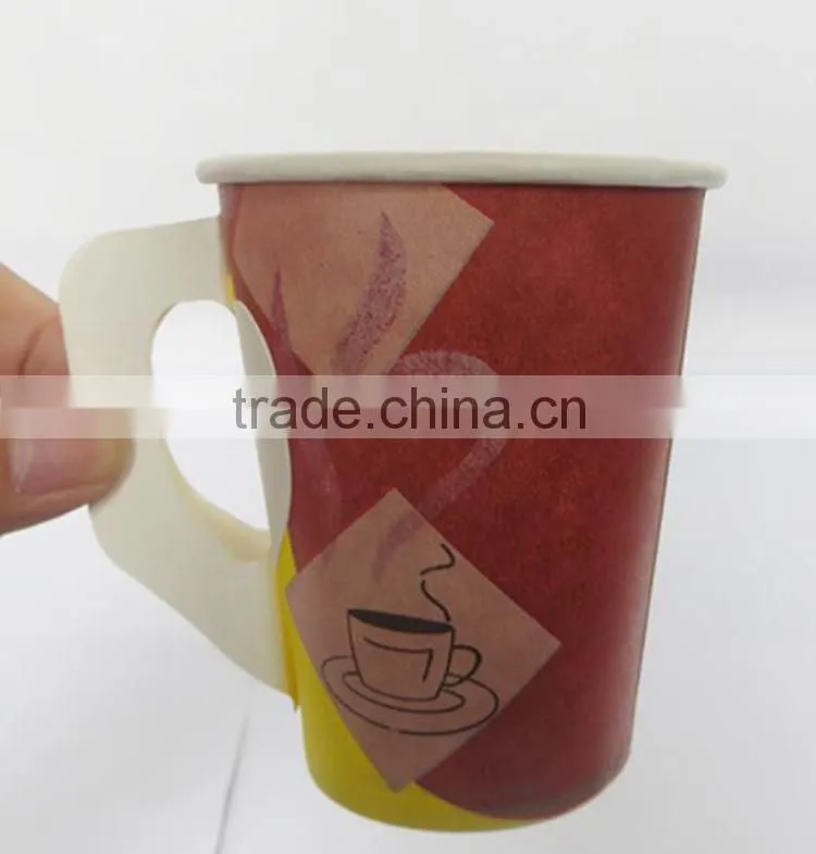 Eco-Friendlly High quallity folding paper cup with handle