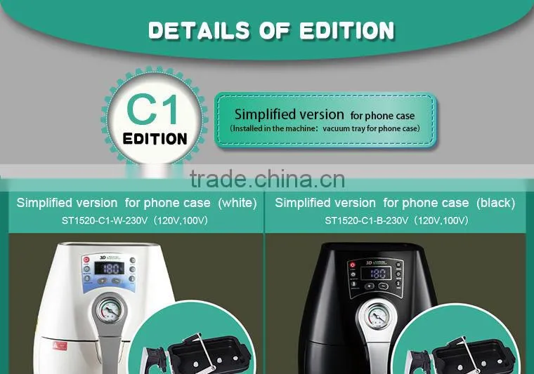 Sunmeta factory directly mini 3D sublimation oven for mugs ST-1520