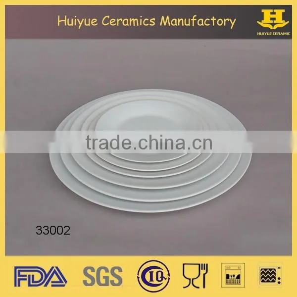 Ceramic Dishes Plate, 9.5" Ceramic Dinner Plate