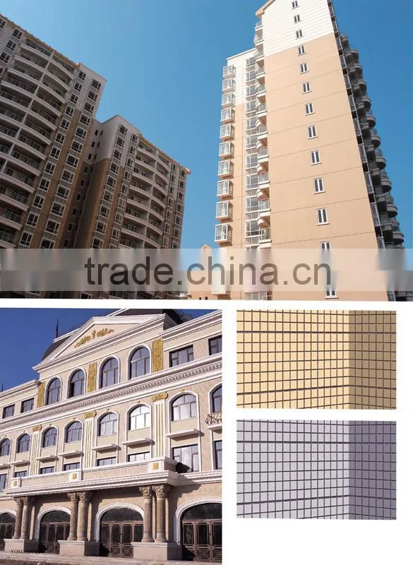 45x45mm glazed ceramic mosaic exterior wall tiles