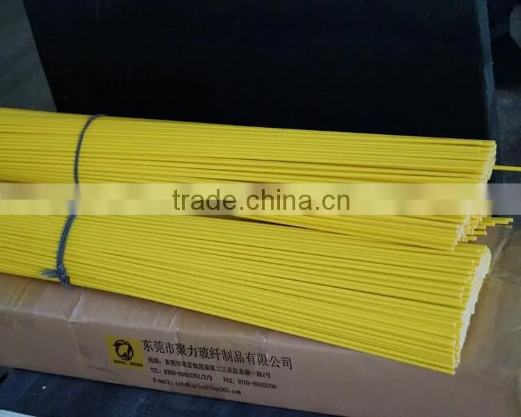 UV-resistant and light wight fiberglass colored rods
