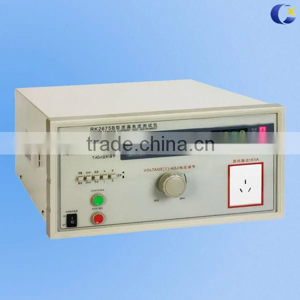 IEC60598 Ac Leakage Current Tester Can Measuring Insulation Resistance And Ground Resistance
