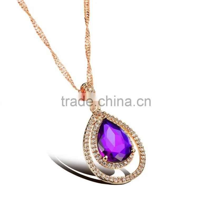 2015 best selling products american diamond necklace sets for women mother gift