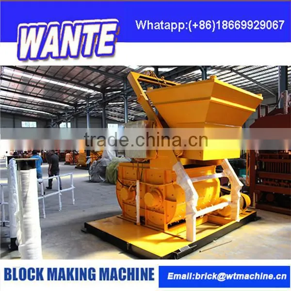 WANTE MACHINERY QT10-15 russia compressed earth brick block machine