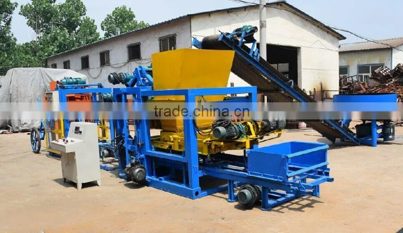 China Wante Brand Block Machinery QT4-25 Cement Bricks Molding Machine cement And Concrete Block Making Machine