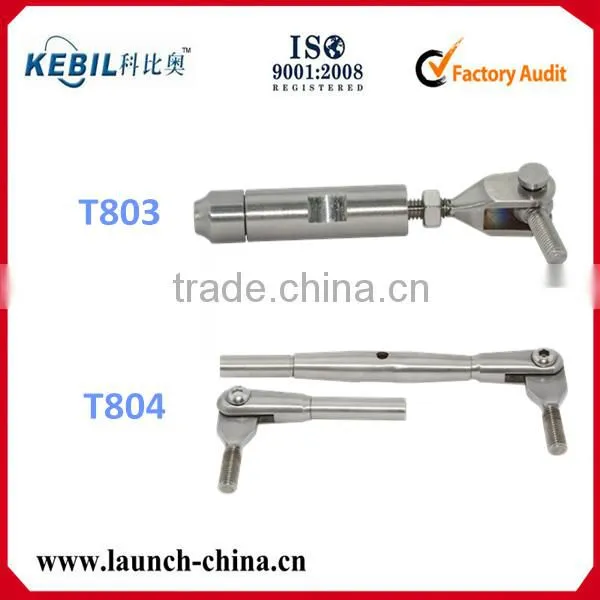 Wrought iron porch railings stainless steel wire tensioner