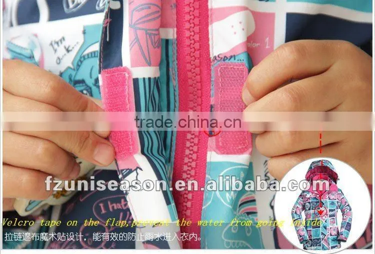2013 Fashion Hoohie Girls Ski Jacket