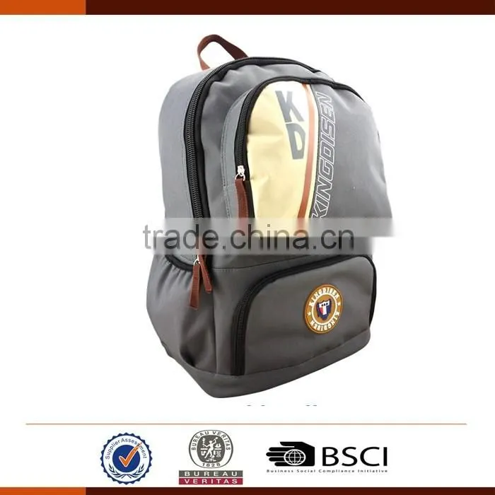 Hot selling 600D daypack lightweight blue travel backpack