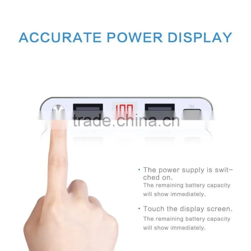 power bank 10000mAh Portable Charger External Battery