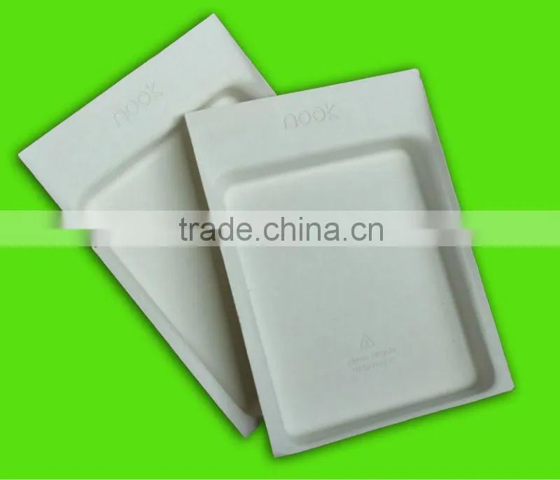 Hot Biodegradable HTC Mobile Phone Pulp Moulded Tray Inner Case Packaging,Cell Phone Pulp Paper Packing,Phone Molded Fiber Tray