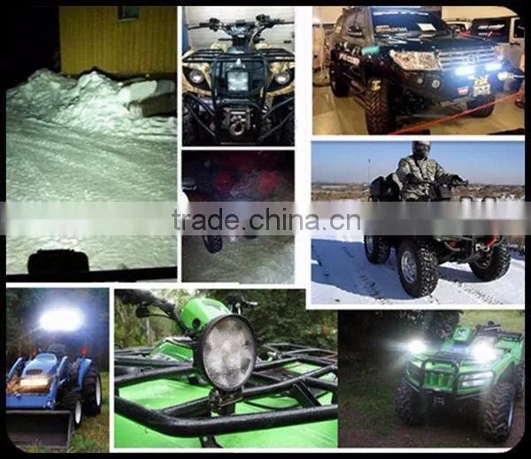 Square 48w led flood light 4x4 off road 12V tractor jee-p work lights fog light For Jee-p Cabin Boat SUV Truck Car ATV