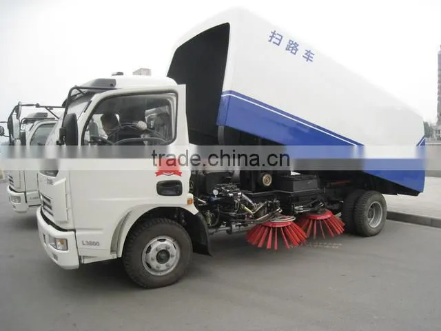 professional export Dongfeng urban street sweeping truck for sale