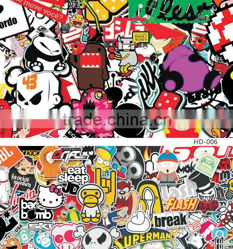 HD-004 Newest Design 1.52*30m Car Bomb Sticker Rolls For Sale