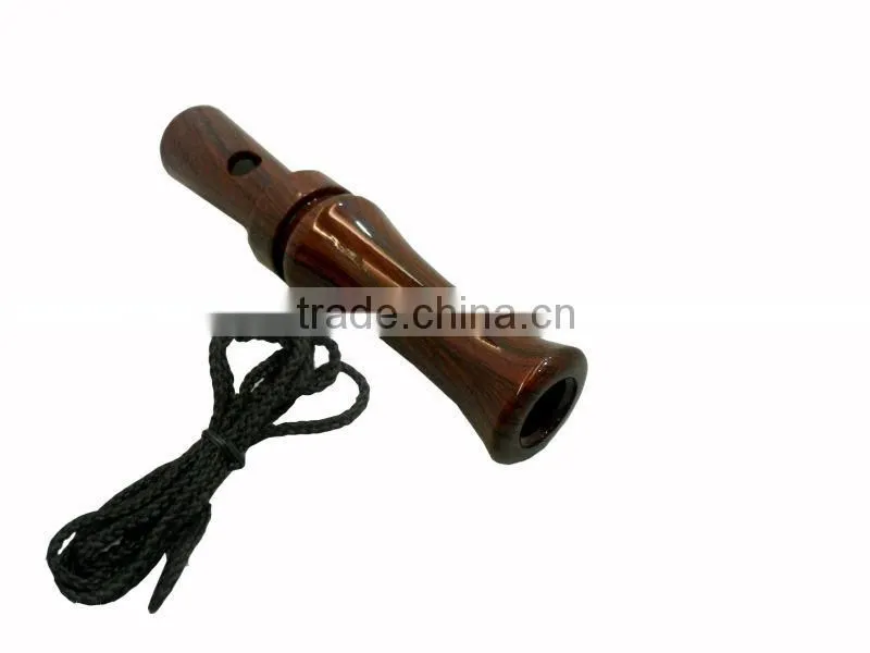 Double Reed PP Duck Wood Pattern Whistle/Game call/Mallard Call