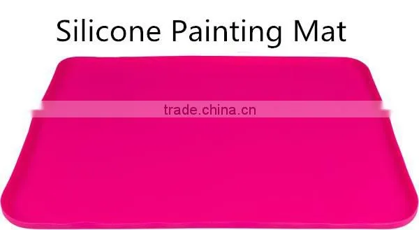 Super Silicone Mat,Pink & Blue