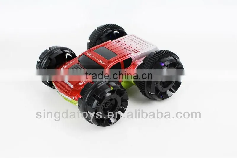 Nice tipping bucket can use tow sides rc stunt car